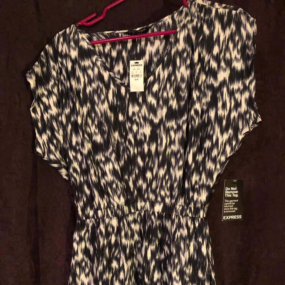 Stunning Black and White Express Dress